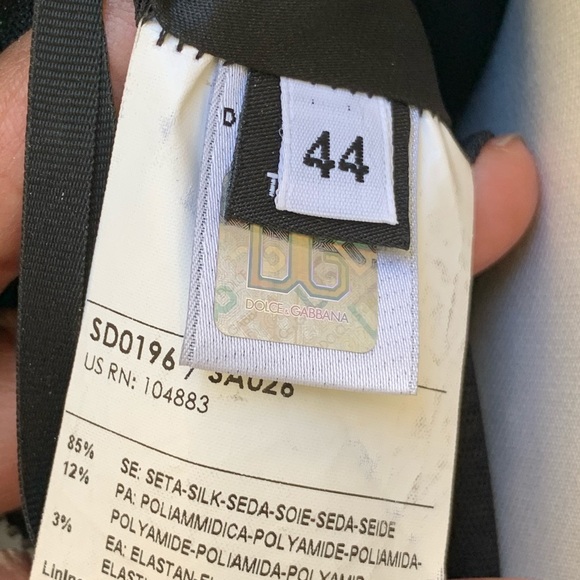 DOLCE & GABANA Women’s Evening Dress EUC Womens Size 8 - Picture 10 of 12